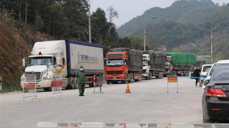 Lạng Sơn: Trên 100 xe nông sản thông quan trong vòng 1 ngày qua
