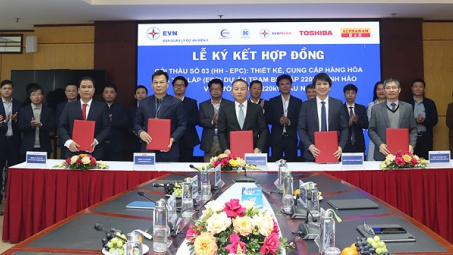 Ký hợp đồng EPC dự án Trạm biến áp 220kV Vĩnh Hảo và đường dây đấu nối