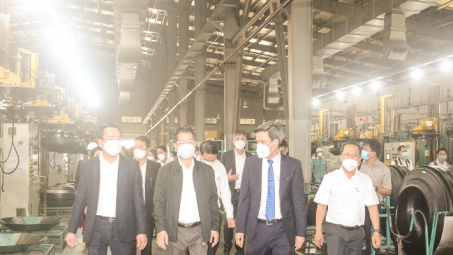 Bí thư Thành ủy Đà Nẵng đến thăm và chúc Tết DRC nhân dịp ra quân đầu năm 2022