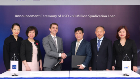 VIB huy động thành công 260 triệu USD khoản vay hợp vốn quốc tế từ ADB, UOB và 9 tổ chức tài chính châu Á