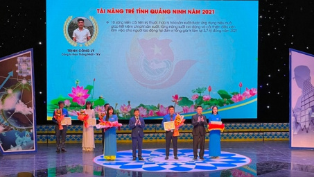Hai đoàn viên thanh niên Than Thống Nhất được tuyên dương gương mặt trẻ, tài năng trẻ