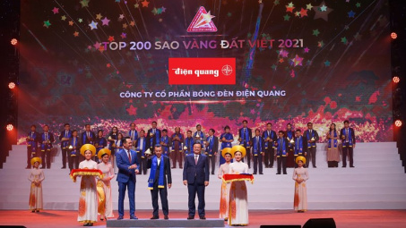 Điện Quang được vinh danh tại Lễ trao giải Sao Vàng Đất Việt 2021