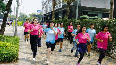 Công đoàn PV GAS hưởng ứng giải Chạy bộ online “Xuân Dầu khí 2022”