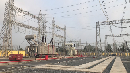 Hoàn thành Trạm biến áp 220kV Châu Thành (Hậu Giang) và đấu nối