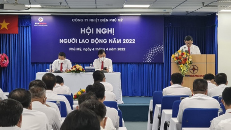 Chăm lo đời sống người lao động là nhiệm vụ trọng tâm của Công ty Nhiệt điên Phú Mỹ