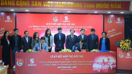 Trung ương Đoàn TNCS Hồ Chí Minh và SABECO ký kết hợp tác giai đoạn 2022 -2024