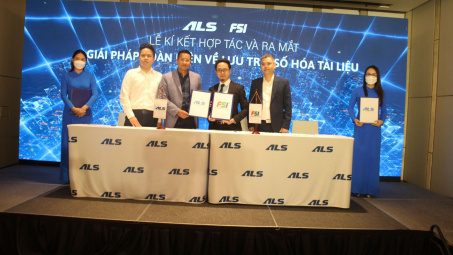 Lễ ký kết thỏa thuận hợp tác ra mắt "Giải pháp toàn diện về lưu trữ và số hoá tài liệu"
