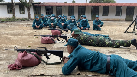 Công ty Nhôm Đắk Nông - TKV hoàn thành khóa huấn luyện dân quân tự vệ năm 2022