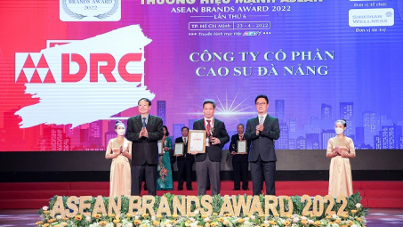 DRC lọt top 10 Thương hiệu mạnh ASEAN 2022