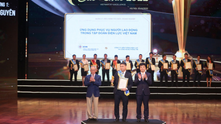 Ứng dụng SmartEVN được trao Giải Sao Khuê 2022