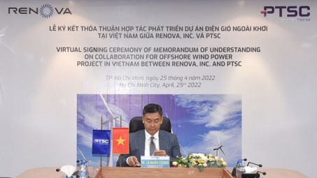 PTSC "bắt tay" RENOVA thực hiện dự án điện gió ngoài khơi tại Việt Nam