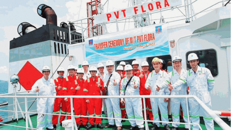 PV Trans tiếp nhận đưa vào khai thác 2 tàu vận tải hóa chất mới