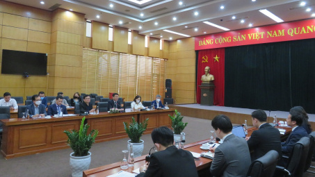 Bộ trưởng Nguyễn Hồng Diên làm việc với Tổng giám đốc Honda Việt Nam