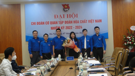 Đại hội Chi đoàn Cơ quan Tập đoàn Hóa chất Việt Nam nhiệm kỳ 2022 - 2024 thành công tốt đẹp