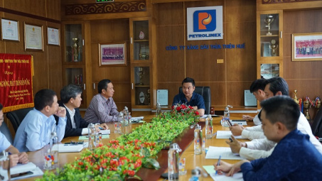 Đoàn công tác Petrolimex thăm và làm việc tại Xăng dầu Thừa Thiên - Huế
