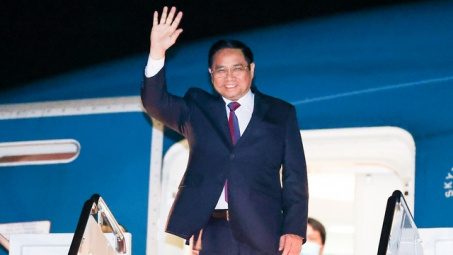 Thủ tướng Phạm Minh Chính tới Washington dự Hội nghị Cấp cao Đặc biệt ASEAN - Hoa Kỳ