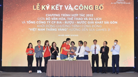 SABECO ra mắt Chương trình “Việt Nam thắng vàng” hướng tới SEA Games 31