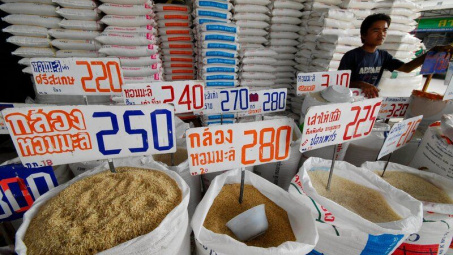 Giá gạo nội địa tăng 25% khiến Thái Lan lo ngại giảm sức cạnh tranh trên thị trường xuất khẩu