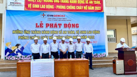 Công ty Nhiệt điện Mông Dương: Tích cực hưởng ứng Tháng hành động ATVSLĐ năm 2022
