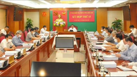 Thông cáo báo chí Kỳ họp thứ 15 của Ủy ban Kiểm tra Trung ương
