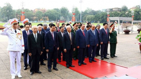 Lãnh đạo Đảng, Nhà nước vào Lăng viếng Chủ tịch Hồ Chí Minh