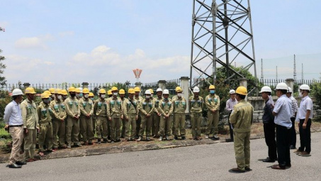 Lưới điện truyền tải của PTC1 chủ động ứng phó với thiên tai, bão lũ