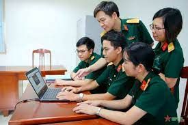 Chuyển đổi số với việc học ngoại ngữ của cán bộ quân đội