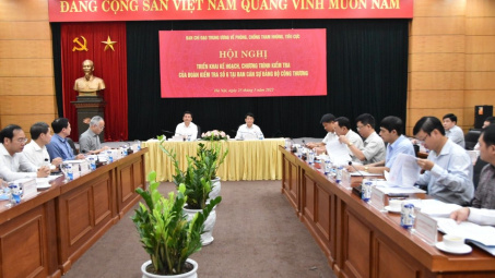 Hội nghị triển khai kế hoạch, chương trình kiểm tra của đoàn kiểm tra số 6 tại Bộ Công Thương