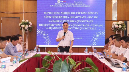 Dự án đường dây 500 kV Quảng Trạch - Dốc Sỏi sẵn sàng đóng điện nghiệm thu kỹ thuật