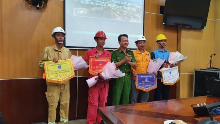 Công ty Nhiệt điện Phũ Mỹ: An toàn phòng dịch không quên an toàn Phòng cháy chữa cháy