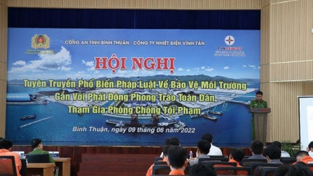 Nhà máy Nhiệt điện Vĩnh Tân 2: Nâng cao nhận thức pháp luật về bảo vệ môi trường