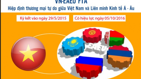 Thuế nhập khẩu ưu đãi đặc biệt Hiệp định VN-EAEU FTA từ 3,25%- 2,34%