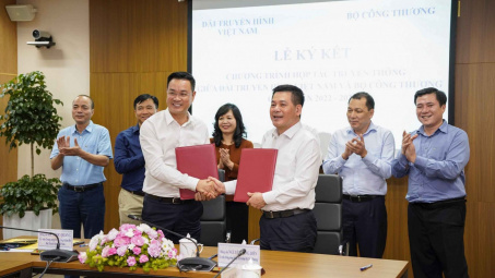 Bộ Công Thương - Đài Truyền hình Việt Nam ký Thỏa thuận phối hợp công tác giai đoạn 2022-2025