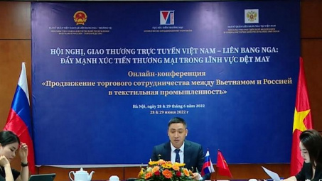 Đẩy mạnh xúc tiến thương mại trong lĩnh vực dệt may giữa Việt Nam - Liên bang Nga