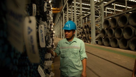 Sản lượng thép xây dựng Hòa Phát tháng 5 tăng 32% so với tháng trước