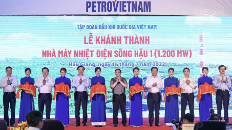 Nhiệt điện Sông Hậu 1 đi vào hoạt động có ý nghĩa quan trọng trong đảm bảo an ninh năng lượng