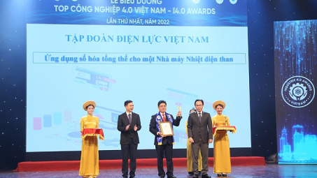 EVN được vinh danh 'Top doanh nghiệp Công nghiệp 4.0'