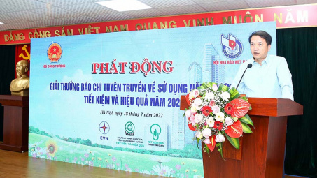 Phát động "Giải thưởng báo chí tuyên truyền về sử dụng năng lượng tiết kiệm và hiệu quả năm 2022"