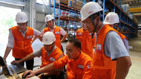 Tổng công ty Phát điện 1 thăm và làm việc tại Công ty Nhiệt điện Duyên Hải