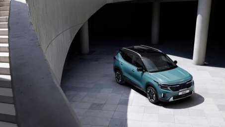 Kia Seltos facelift ra mắt với đèn mới và cabin nâng cấp