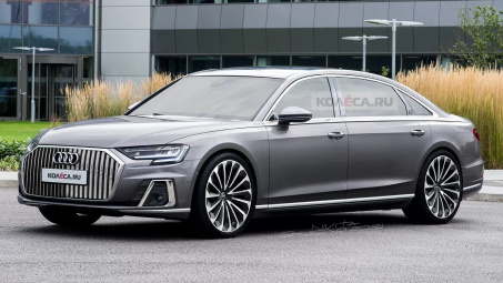 Xem trước hình ảnh Audi A8L mới, đối trọng Mercedes-Maybach S-Class