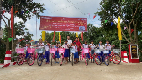 Bridgestone triển khai dự án “Chiếc cầu nối nhịp tri thức” vì cộng đồng