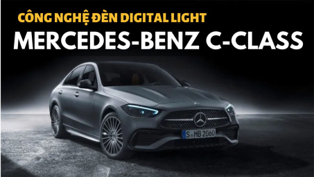 Công nghệ đèn Digital Light trên Mercedes-Benz C-Class 2022 có gì khiến mọi người tò mò