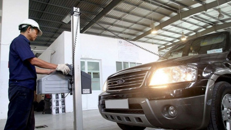 Chưa nộp phạt vi phạm giao thông xe có được kiểm định?