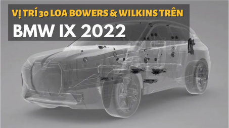 BMW iX 2022 "khoe" hệ thống âm thanh Bowers & Wilkins 30 loa "cực khủng"