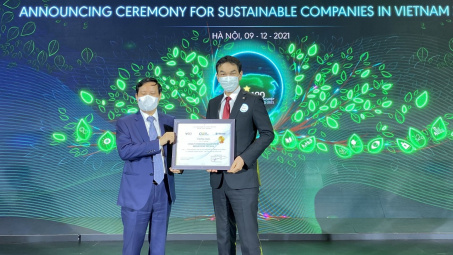 Bridgestone Việt Nam được vinh danh Top 10 Doanh nghiệp phát triển bền vững Việt Nam