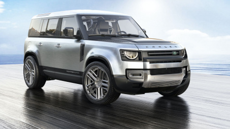 Land Rover Defender vừa ra mắt đã có phiên bản độ, ốp gỗ cả sàn xe