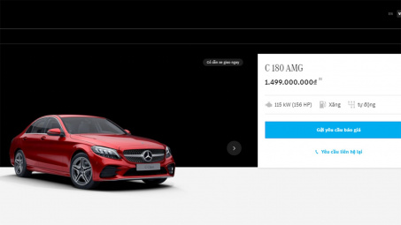 Mercedes-Benz bắt đầu “bán xe trên mạng” tại Việt Nam