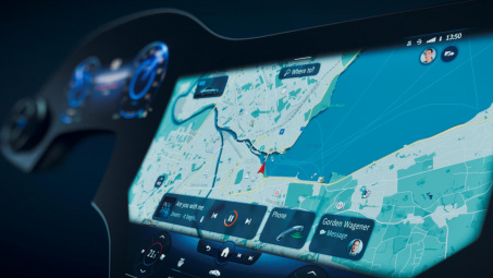 Mercedes-Benz vén màn hệ thống giải trí MBUX thế hệ mới, kích thước và công nghệ tích hợp là điểm nhấn