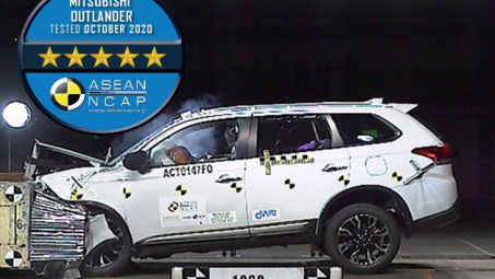 Mitsubishi Outlander lắp ráp tại Việt Nam đạt 5 sao an toàn ASEAN NCAP